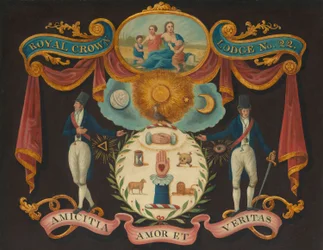 Emblems for Royal Crown Lodge No. 22, c.1810-15