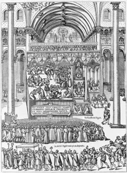 Exorcism of a woman possessed in the Church of Our Lady of Laon, February 8