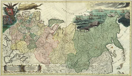 First General Map of the Russian Empire