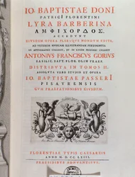 Frontispiece of The Lyra Barberina