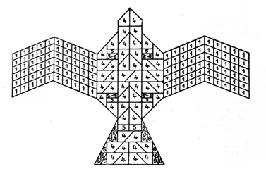 Geometry of the Sulbasutras: Plan of the Fire Altar in the Shape of a Falcon