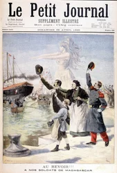 Goodbye to our soldiers from Madagascar: departure of the French expedition for Madagascar - in 