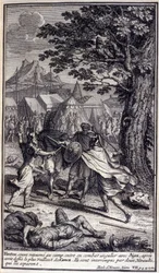 Hector, Returning to the Camp, Enters into a Singular Battle with Ajax (Illustration for Book VII of the Iliad of Homer)