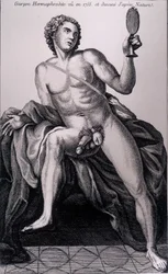 Hermaphrodite Boy Seen in 1755 and Drawn from Nature