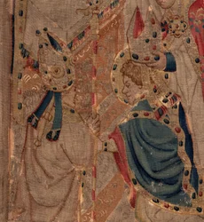 History of Saint Piat and Saint Eleutherius, Scene 10: Saint Eleutherius is Consecrated as Bishop (detail)