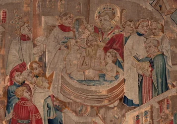 History of Saint Piat and Saint Eleutherius, Scene 6 (detail)