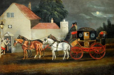 Hull and London Royal Mail Coach, c.1860