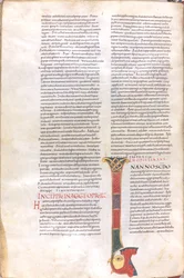 Initial of the Book of the Prophet Haggai
