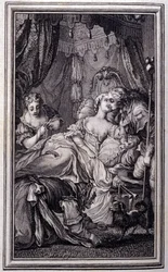 The Little Dog Who Shakes Money and Stones - in “Tales et nouvelles en vers” by Jean La Fontaine. 1762.