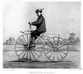 The Michaux Velocipede - in Le Centaure, Engraving, Bibl. de la Ville de Paris