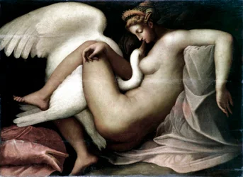Leda and the Swan, Anonymous Painting after Michelangelo