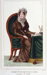 Portrait of Madame de Genlis - Stephanie Felicite of the Crest of Saint-Aubin