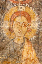 Madonna and Child Between the Archangels (detail of the Child)
