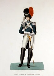 Member of the Pontifical Gendarmerie of the Vatican State.