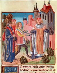 A Prince Receives Taxes from His Vassals from 