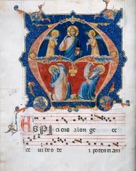 Miniature from a Chorale Parchment