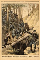 Mountain Maneuver in the Vosges of a Battalion of Alpine Hunters with a Request for a Schlitte