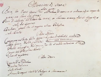Notes on the Staging of the Opera Mithridate by Giuseppe Aldrovandini