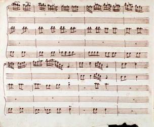 Page of Musical Score of Gia si sa ch