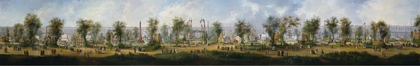 Panoramic View of the 1867 Universal Exhibition, Champ-de-Mars