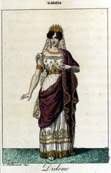 Pauline Viardot-Garcia, French singer in the role of Didon. Opera 