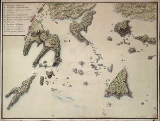 Plan of the taking of Barasound in Finland