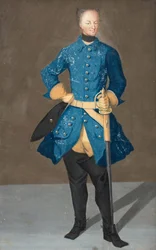 Portrait of King Charles XII of Sweden (1682-1718)