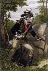 Full-length portrait of the Chouan leader François Athanase (François-Athanase) de Charette de la Contrie (1763-1796).