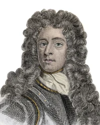 Portrait of Arthur Herbert (1647-1716), Earl of Torrington, Admiral and English politician. Engraving of the 19th century