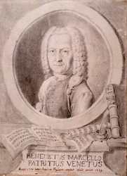 Portrait of Benedetto Marcello (drawing)