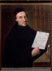 Portrait of Carlo Zuccari (1704-1792) Italian composer and violinist