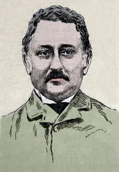 Portrait of Cecil John Rhodes, British businessman and colonial administrator