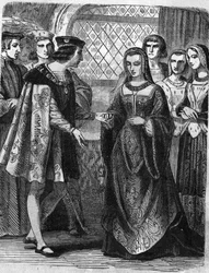 Portrait of Charles VIII (1470-1498) and Anne of Brittany (1477-1514)