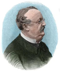 Portrait of Conrad (Konrad) Ferdinand Meyer (1825-1898) Swiss poet and writer in German.