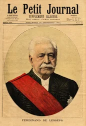 Portrait of Ferdinand de Lesseps, Diplomat and Entrepreneur, Promoter of the Suez Canal and the Panama Canal