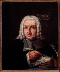 Portrait of Giuseppe Giacomo Saratelli, Italian composer and organist