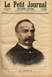 Portrait of Gustave Noblemaire (1832-1924) who, after successfully supervising the construction of the Alger-Oran railway line until 1869, returned to Paris to take over the direction of the Paris Lyon Mediterranee company