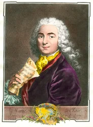 Portrait of Jean Marie Leclair (1697-1764), musician, composer and ballet master of the king