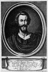 Portrait of John Donne, English poet
