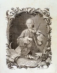 Portrait of Leopold Mozart (engraving)