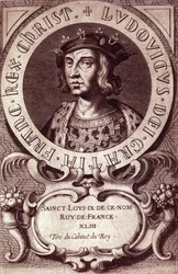 Portrait of Louis IX or Saint Louis (1214 - 1270)