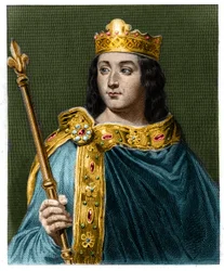 Portrait of Louis V le Faineant (967-987), King of France - in 