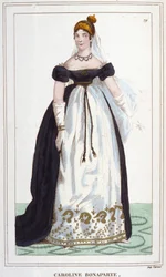 Portrait of Marie-Annonciade known as Caroline Bonaparte (1782-1839), Princess Murat, Queen of Naples
