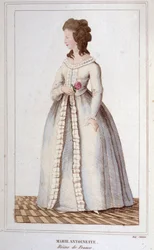 Portrait of Marie Antoinette (1755-1793) (engraved 1830)