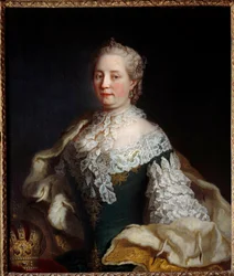 Portrait of Maria Theresa of Austria Habsburg-Lorraine (Maria Theresa I of Hungary)