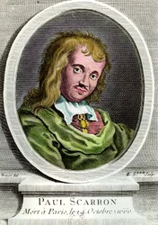 Portrait of Paul Scarron, French Writer