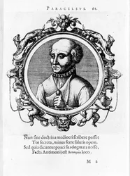 Portrait of Philipp Aureolus Theophrast Bombast von Hohenheim Paracelsus