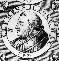 Portrait of Pope Clement II (died 1047)