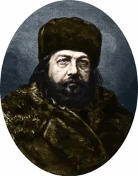 Portrait of Theophile Gautier, French poet, novelist and art critic (1811-1872).