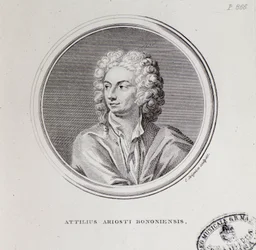 Portrait of Italian Composer Attilius Ariosti